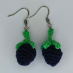 Boucles d'oreilles Mûre